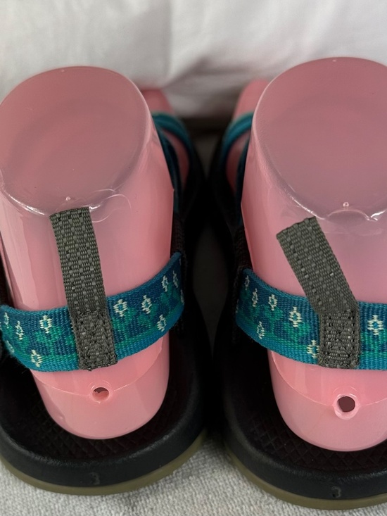 Chaco ZX Sport Sandals Girls Sz 3 Black Blue Teal Waterproof